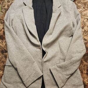 JJ- Express Women's Light Gray Blazer